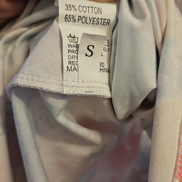 Y2K Print Cut Out Dress Size Small - Picture 3 of 3